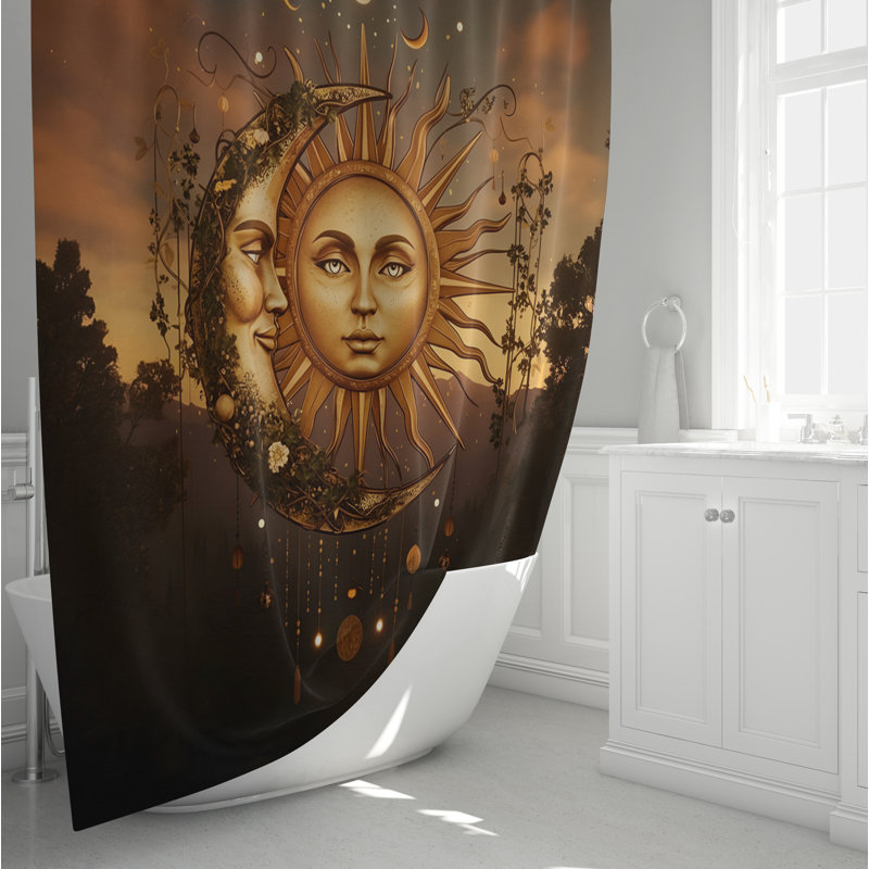 Rideau de douche avec tapis de bain, H 72 po x l 70 po