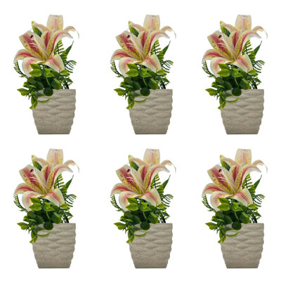 Neelish Lily Arrangement in Vase
