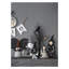 Ensemble de 2 gnomes d'Halloween en tissu avec bannière «Boo», décor saisonnier noir et blanc de 20 po