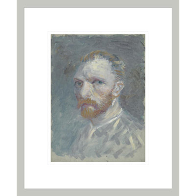 Autoportrait par Vincent van Gogh, impression par estampe numérique encadrée