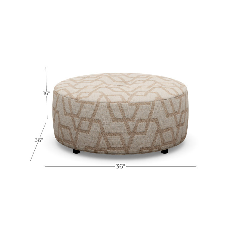 Pouf Round Ottoman, Perky 855412