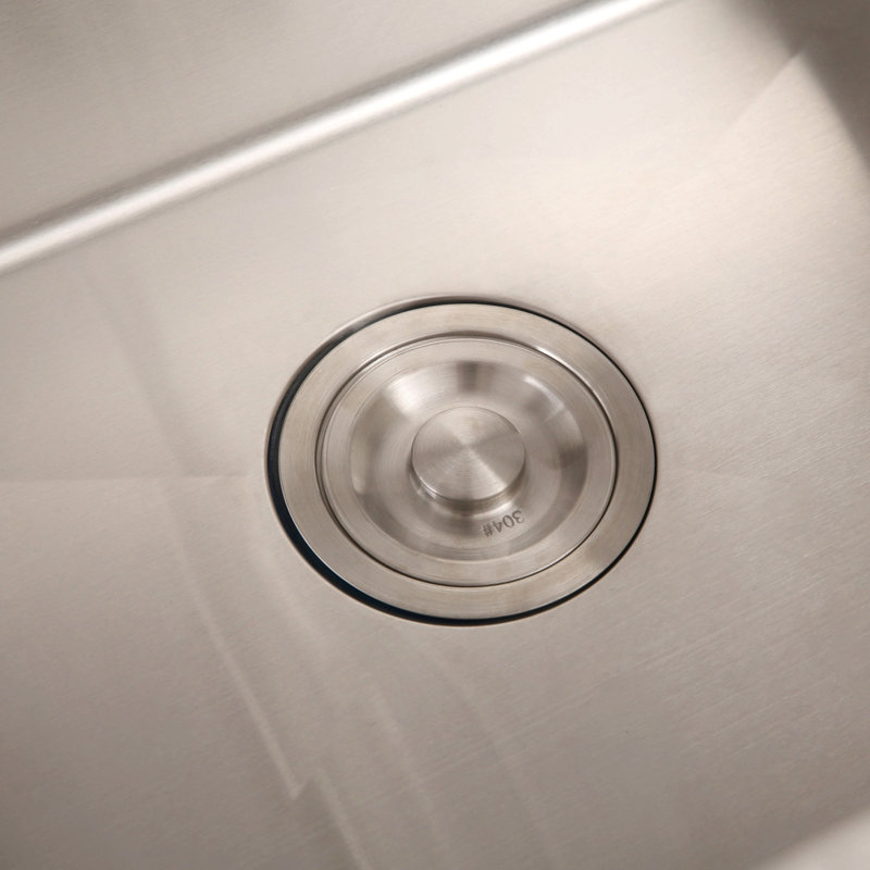 24In Stainless Steel Washing Sink W/ Faucet Hoses And Drain Head Only(Update)
