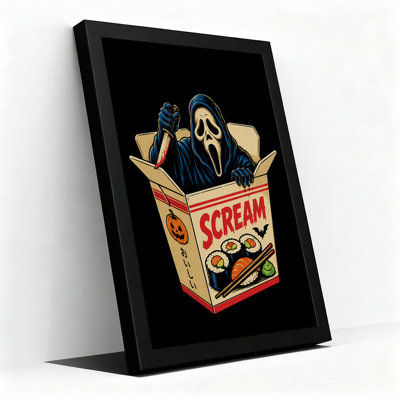 Art mural sur toile Ghostface Scream Killer