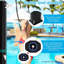 Douche solaire chauffée avec pomme de douche rotative à 360 ° et robinet, douche extérieure autoportante avec housse de protection 210D, réglage de la température de l'eau, pour piscine, jardin, plage, spa-95121731