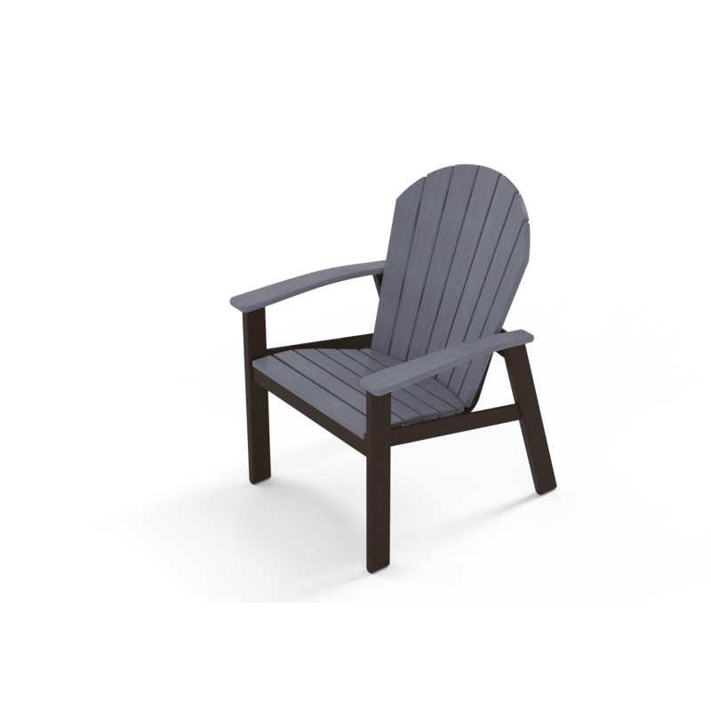 Augusto Outdoor Adirondack Chair, Cape Gray, Kona