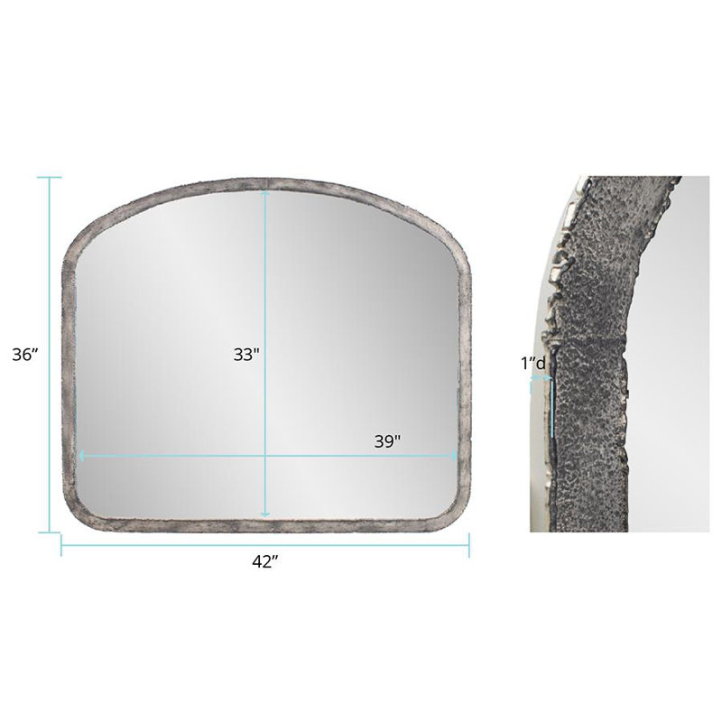 Marius Arched Mirror, Silver