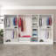 Rasharn 100% MELAMINE COATED PARTICLE BOARD Wardrobe