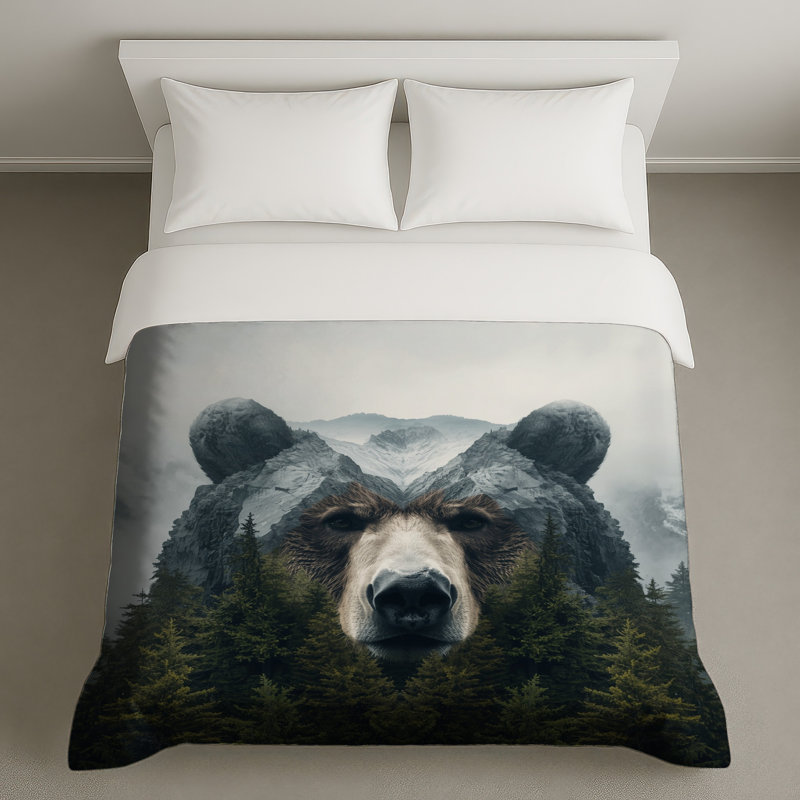 Housses de couette Bear Mountain Illusion, Queen