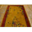 Antique Art Deco Small Scatter Size Wool Pink, Yellow / Gold Rug