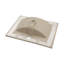 Lavabo rectangulaire simple avec 1 trou de robinet et trop-plein-120248601