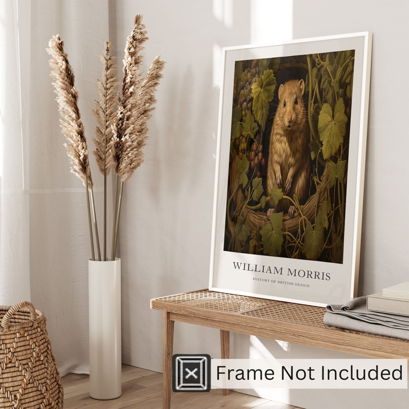 Animaux, animaux William Morris, H 36 po x l 24 po