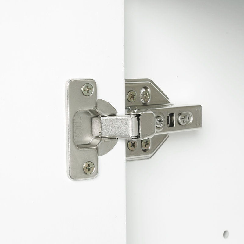 Meuble-lavabo avec deux portes et deux tiroirs, Blanc