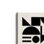 Impression sur toile monochrome Bauhaus Shapes-2111144261-2104280121