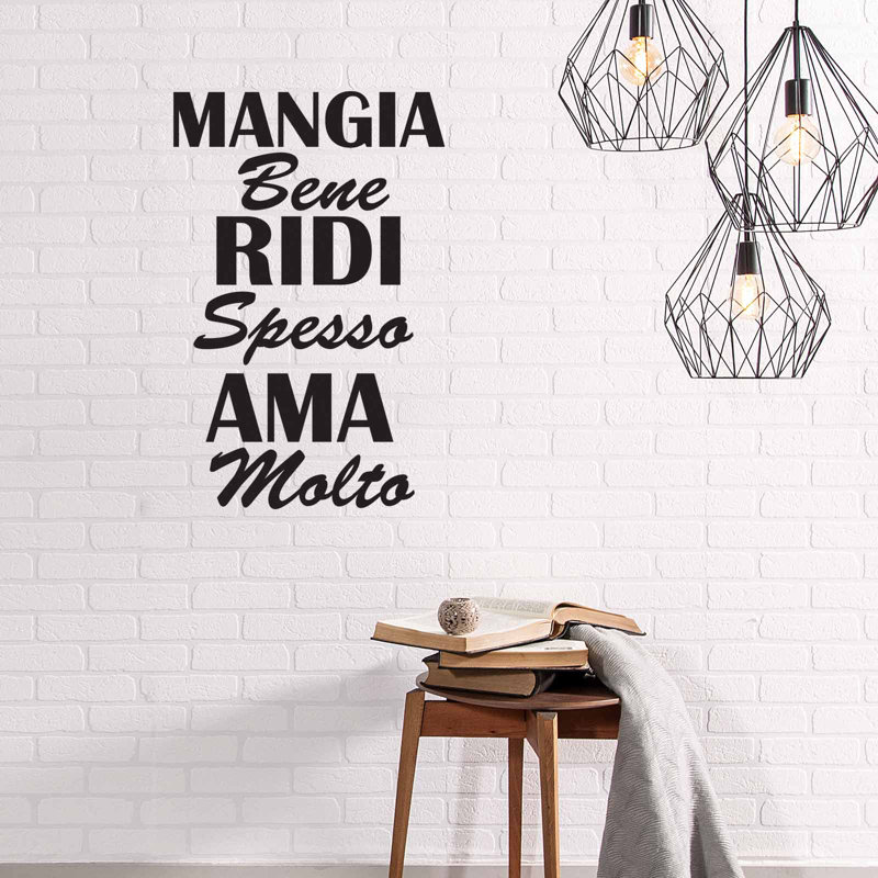 Text & Numbers Wall Decal