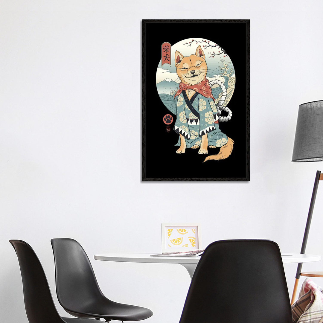 Shiba Inu by Vincent Trinidad - Print on Canvas