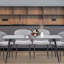 Metal Base Dining Table