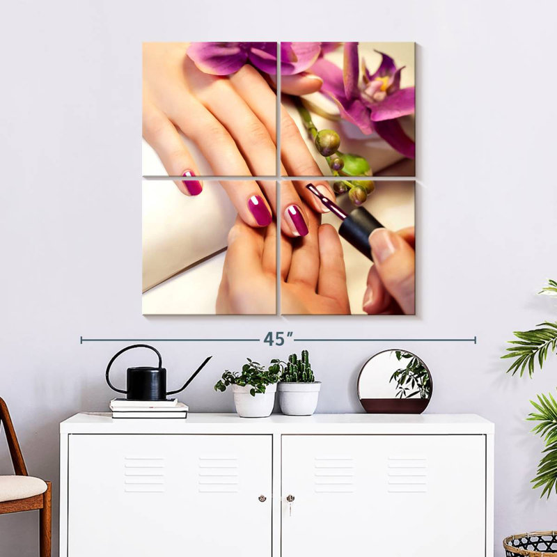 Shuttleworth Orchid Inspired Nails, 32'' H x 32'' W