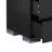 2-Drawer Black Nightstand