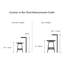 Ansilma Swivel Upholstered and Faux Leather Adjustable Height Bar Stool with Steel Frame-713935419