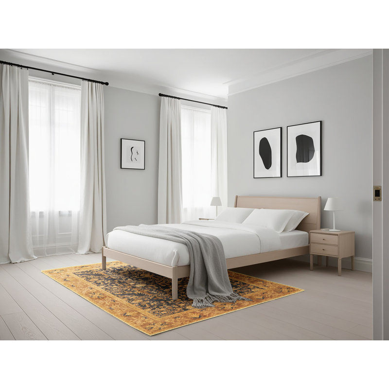 Tapis oriental brun / noir Epsilon, Rectangle 5 pi x 7 pi