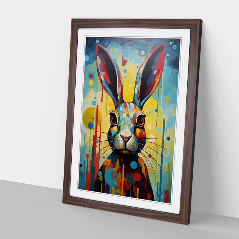 Hare Orphism No.2 - Framed Print