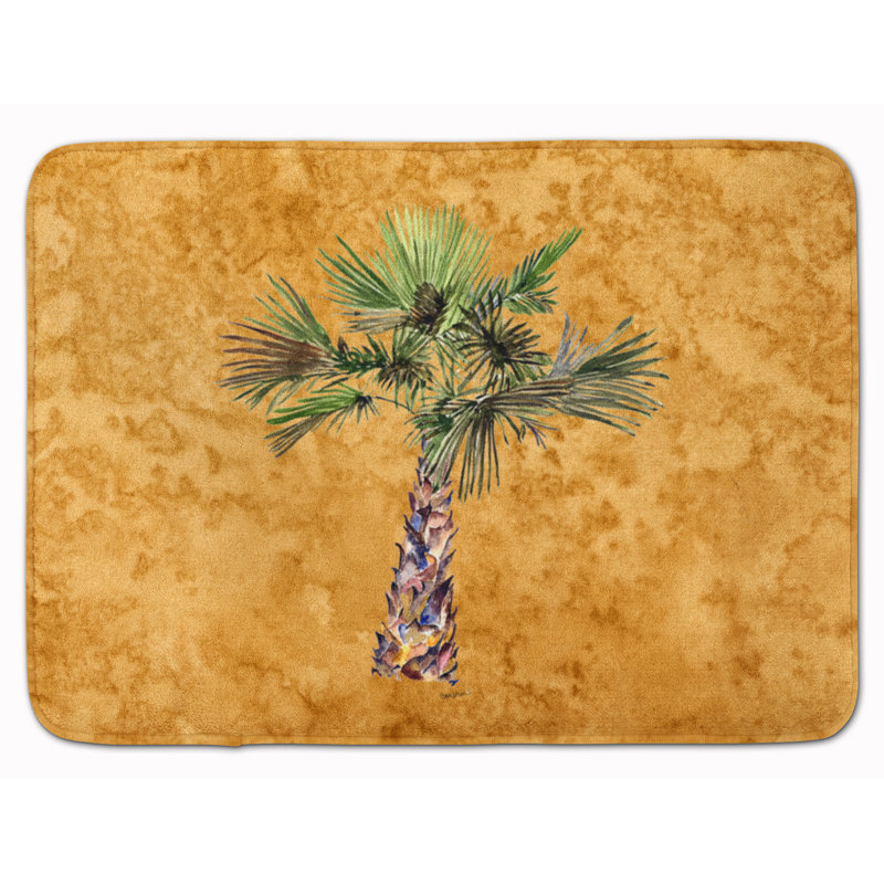Tapis pour salle de bain Bellamira, Or