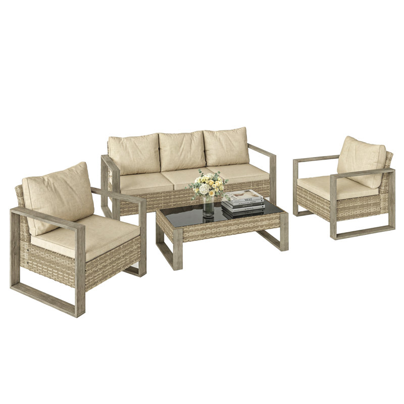 Rattan Sofa Set