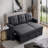 Convertible Upholstered Sectional Sofa with Pull-out Chaise-489679510-489679498