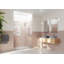 Halo 55.5 in. x 78 in. Frameless Glass Hinge Shower Door-642601011