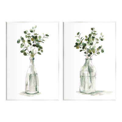 " Eucalyptus Herbal Bouquet Arrangement " by Carol Robinson 2 - Pieces