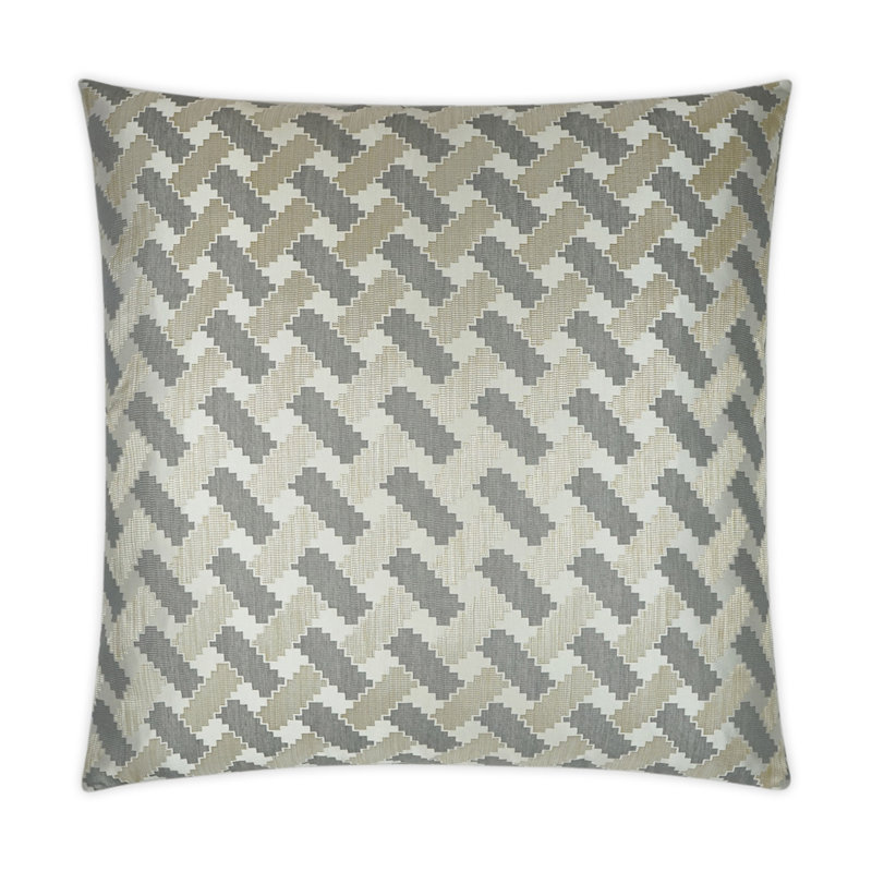 Atlantic Pillow Cover & Insert, Ivory, Rectangle 14"H x 24"W