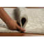 Tapis carré gris en laine gris Oushak