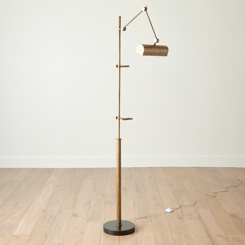 LED Swing Arm Floor Lamp