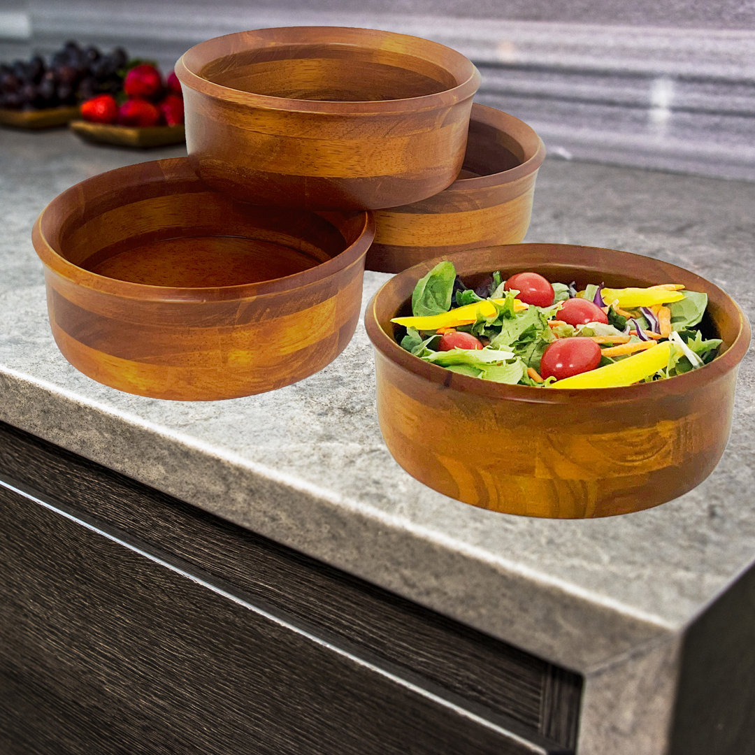 Saoirse Individual Salad Bowl (Set of 4) Bay Isle Home™