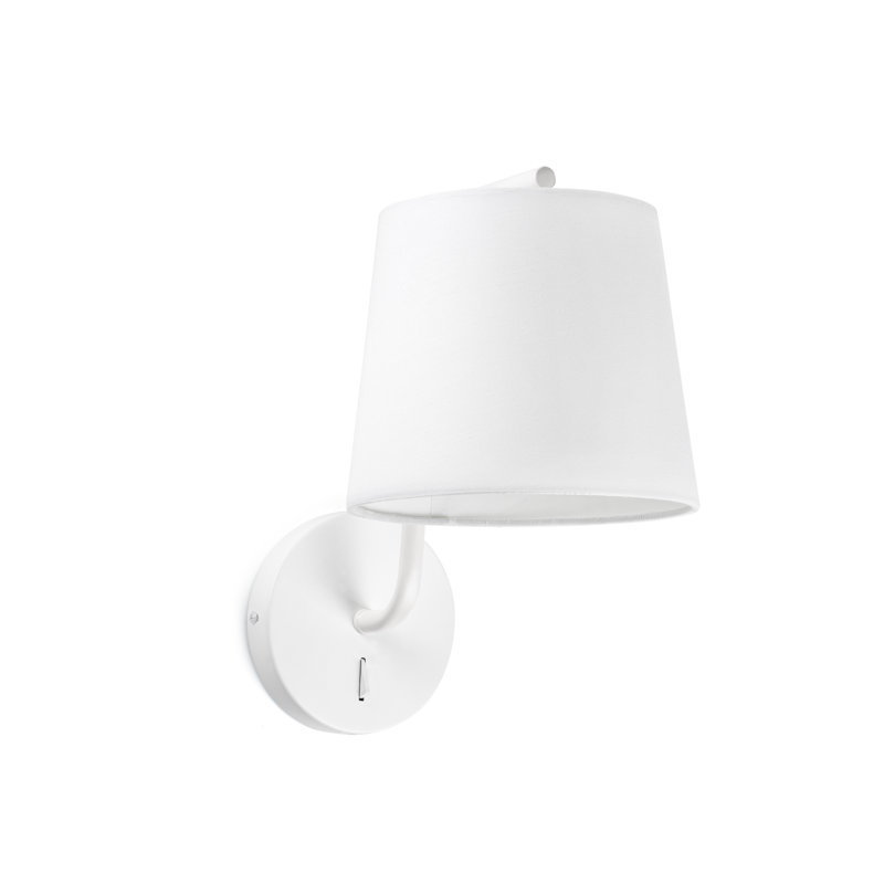 Hagan Armed Sconce, White
