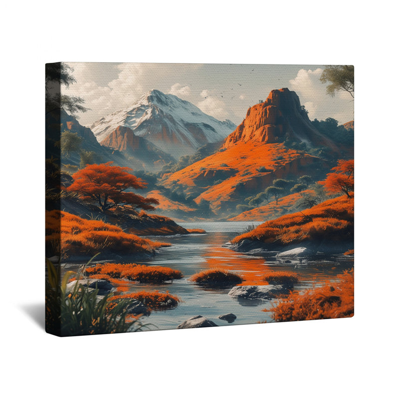 Toile enneigée dans de nombreuses tailles, 16 po x 20 po