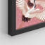 «Crane Bird» à motif d'animaux à pois roses, impression sur papier, 4 pièces-97782693-97782694