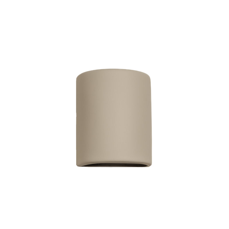 Applique murale d'extérieur en céramique Carely, ampoule DEL incluse, Peuplier, H 10 po x l 8 po x P 5 po, 1-Pack