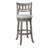 Beecroft Swivel Upholstered Counter Stool with Solid Wood Frame-1126740381