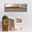 «Mort Valley - Badwater Basin Gold Sunset» par Epic Portfolio, art mural sur toile, 60 po x 20 po