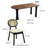 Solid wood retro creative dining table sets.-103546579