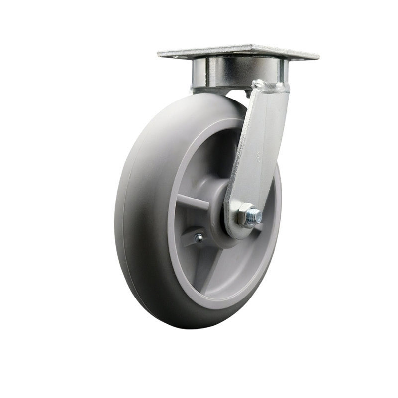 Kingpinless Thermoplastic Rubber Caster
