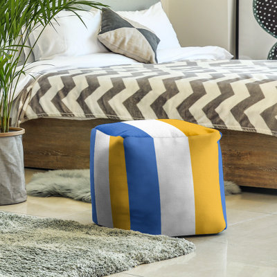 Repose-pieds cube la ours college stripes
