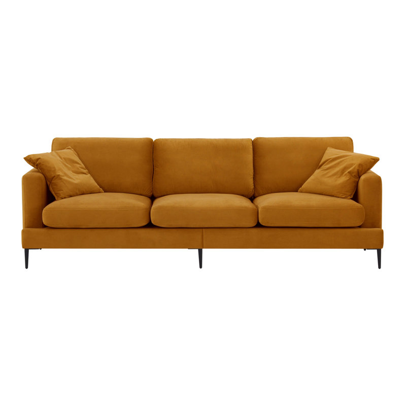 Bettie 3 Seater Sofa, Mustard