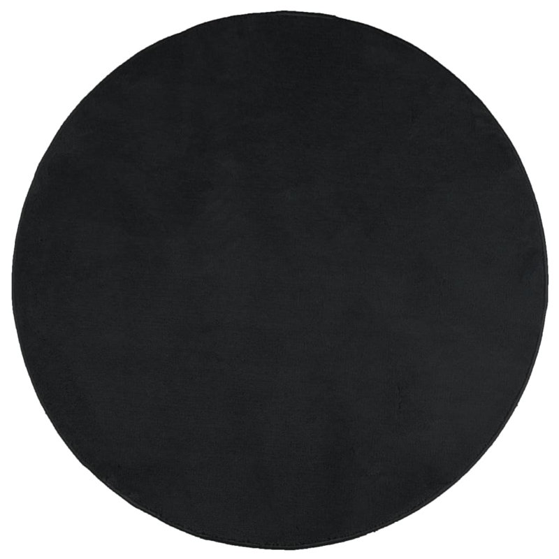 Baia Solid Colour Area Rug, Round 120cm