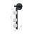 Transitional 3-Light Glass Wall Sconce -1270284311