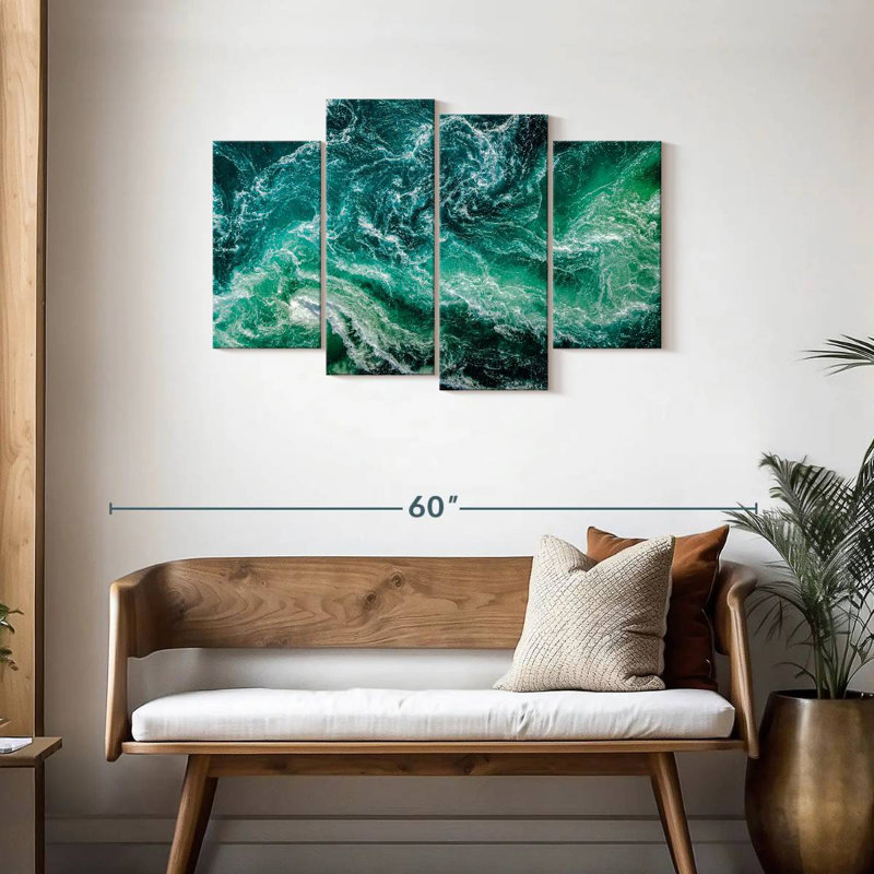 Gillard Sea Meets River, 27" H x 43" W