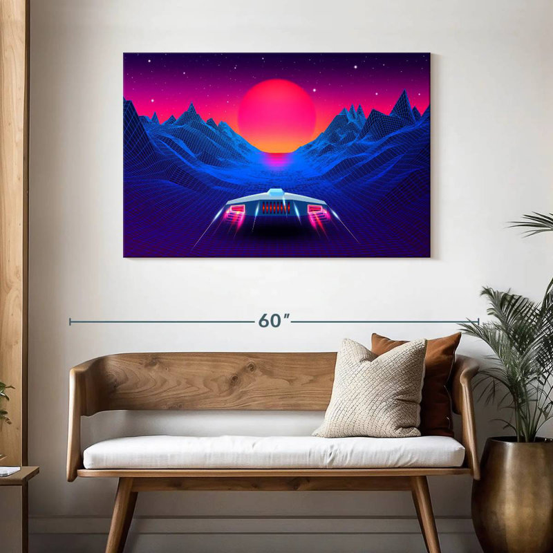 Kelan Synthwave Adventure, 30" H x 45" W