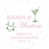 Blanc / rose / vert