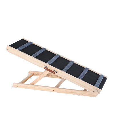 Rampe pour chien, rampe pliante pour animal de compagnie pour lit, rampe réglable pour petit, grand et vieux chien et chat